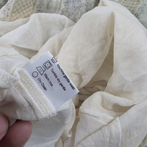 D'ascoli Dress Women Cecile Maxi‎ Floral Tassel Balloon Sleeve Small Bohemian - Picture 14 of 16